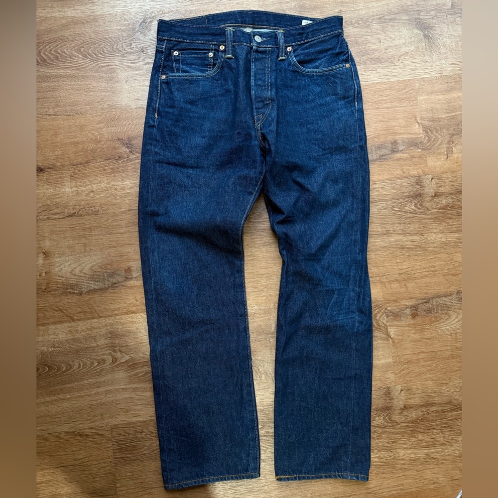 Levi's 501 Indigo Straight-Leg Men's Jeans